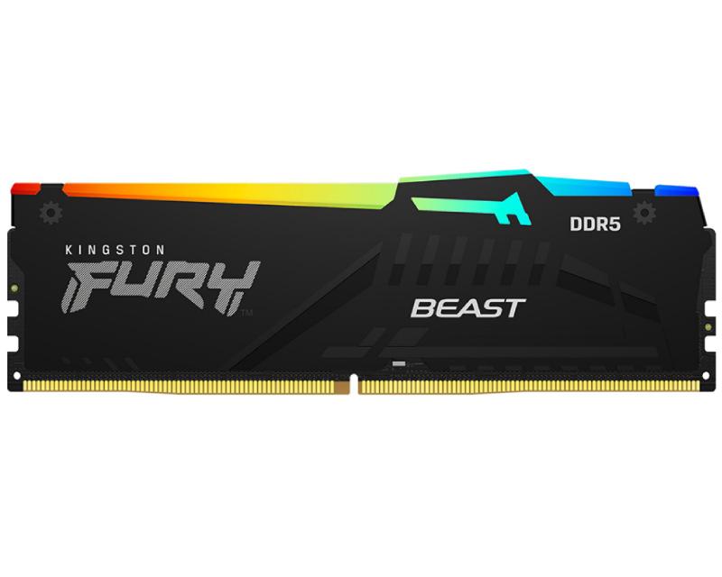 KINGSTON DIMM DDR5 16GB 6000MT/s KF560C36BBE2A-16 FURY BEAST RGB EXPO