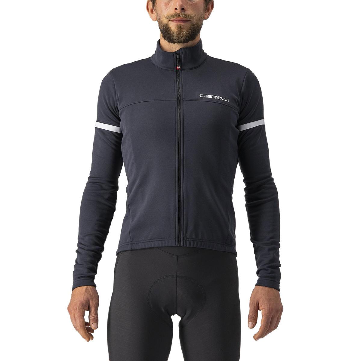 CASTELLI Fondo 2 Велосипедски дрес FZ Size M Бледо црна