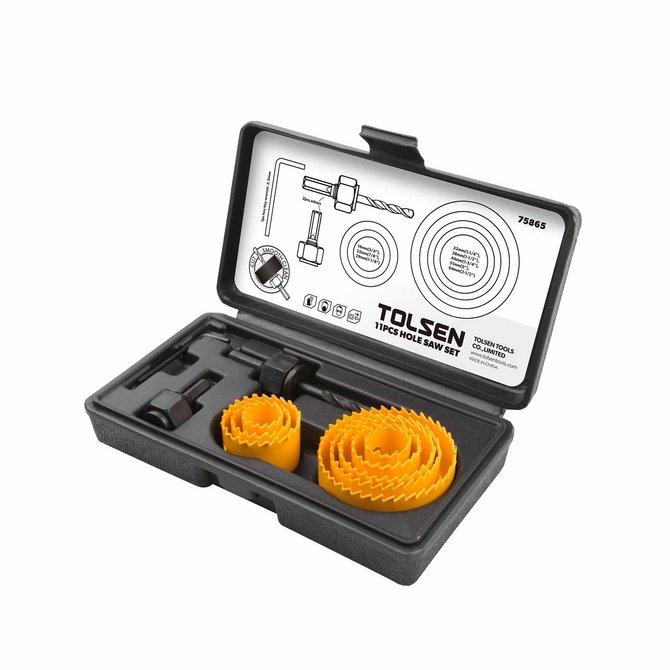 TOLSEN Комплет дупчалки 75865, 11 делови