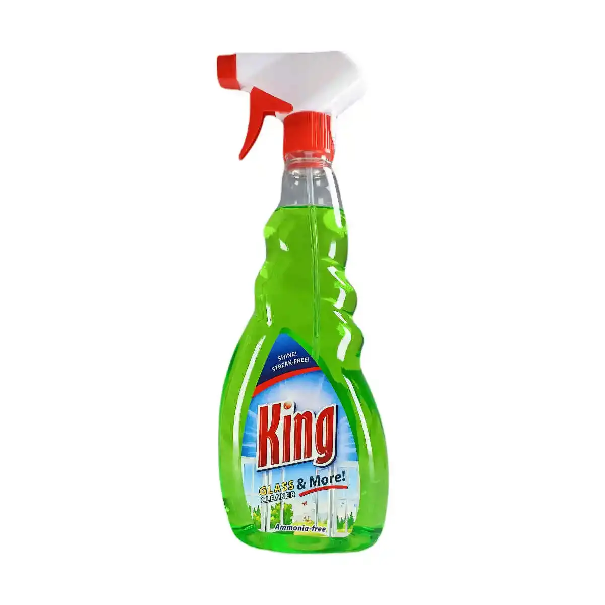 King Glass&More Cleaner Greeny Детергент за Стакло 750 Ml