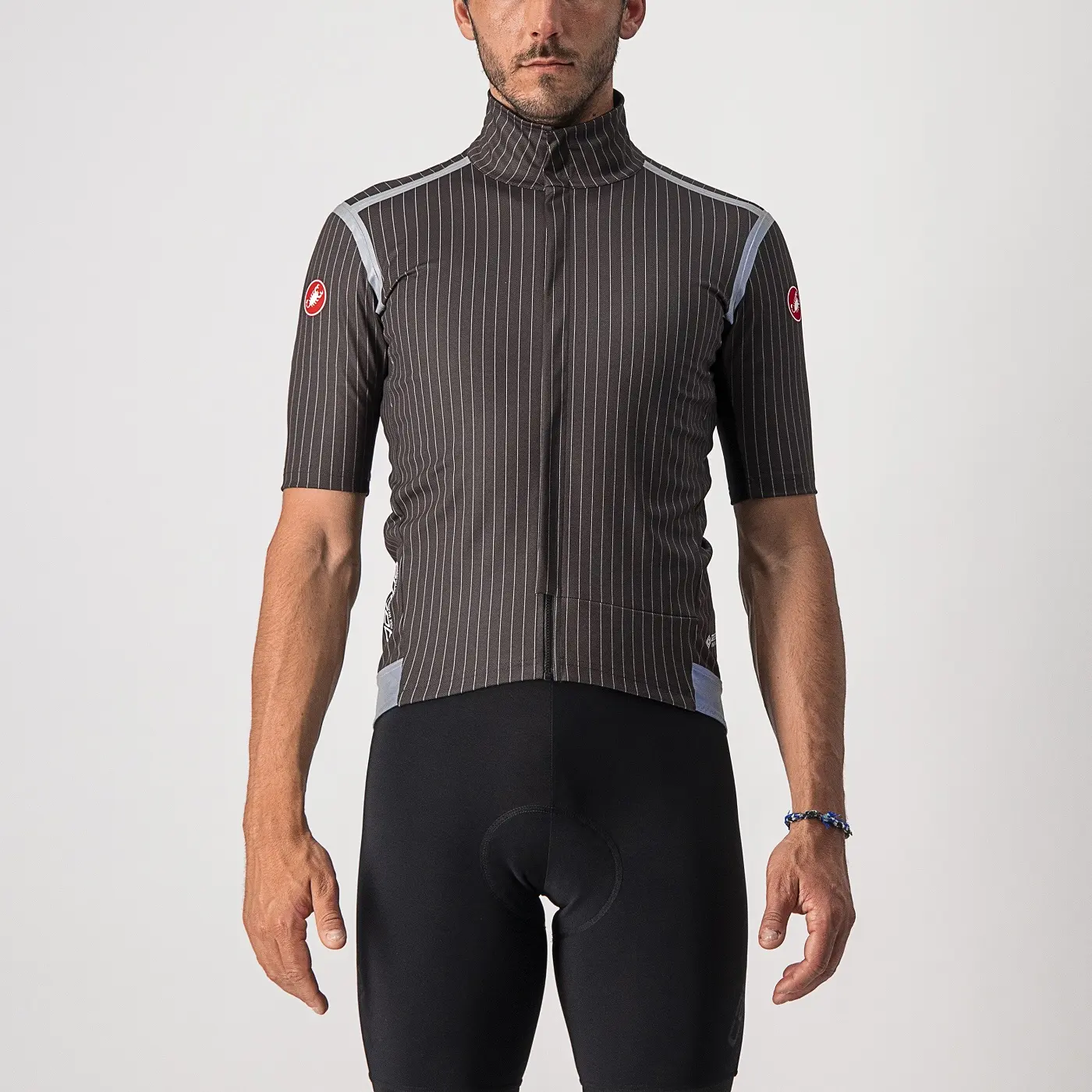 CASTELLI Gabba Ros Велосипедски дрес Size L Црна со линии
