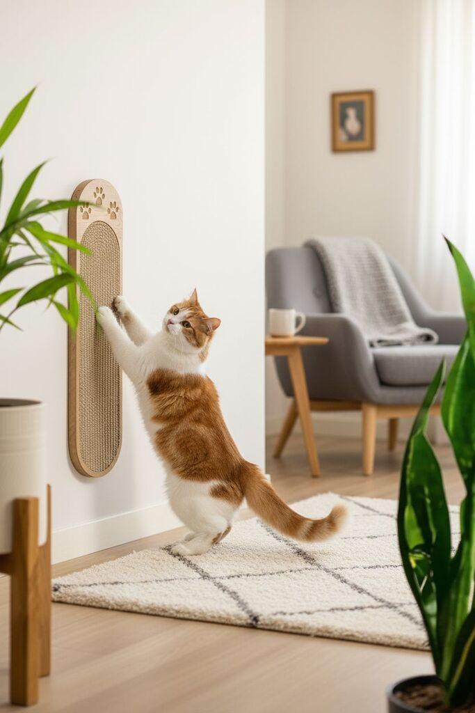 Гребалка за шепи и мустаќи за мачки Albero Patili, беж