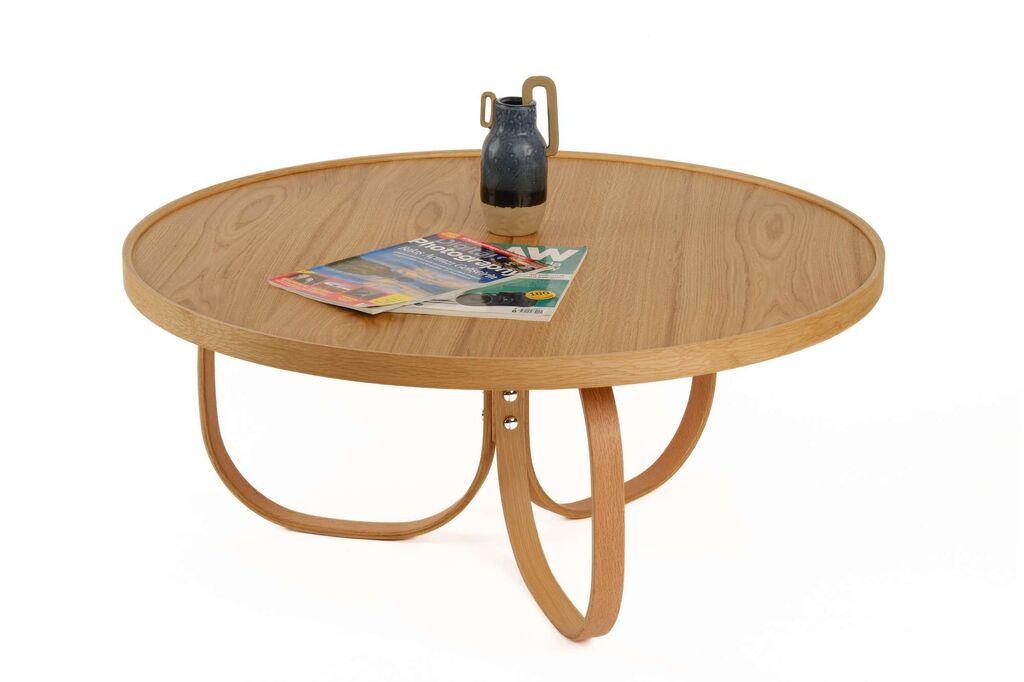 Маса Hanah Home Club Jupiter, 100x46 см, кафеава