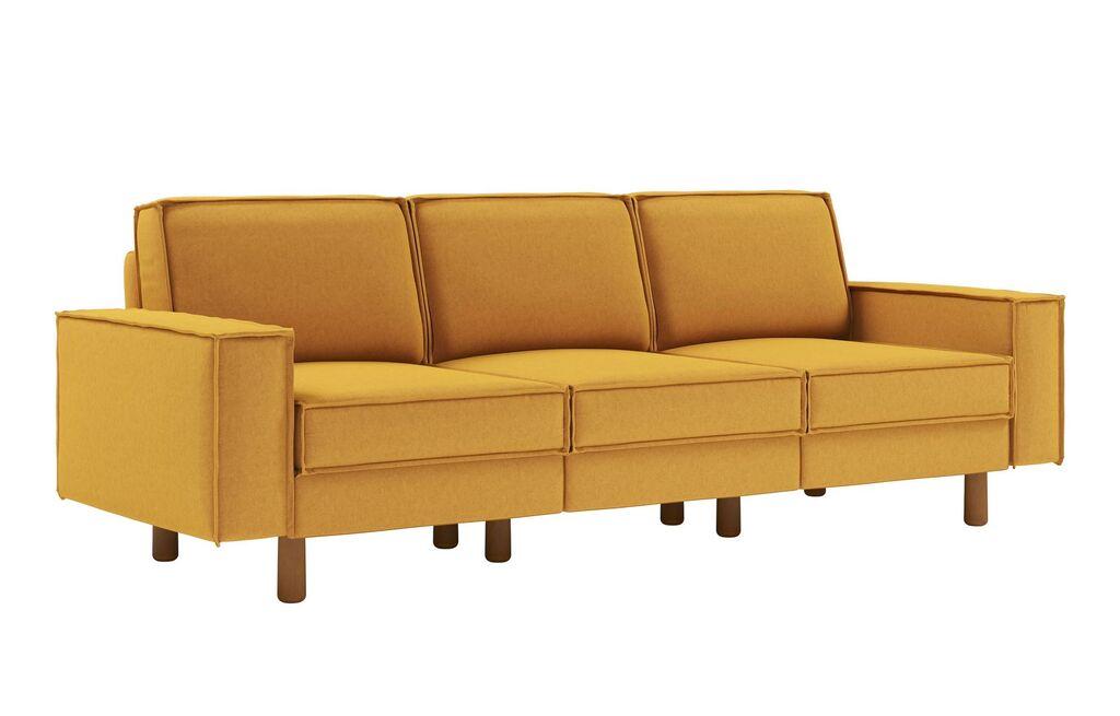 Atelier del Sofa Trosed Sparrow Extra 3, 238x89x87 см, светло розова