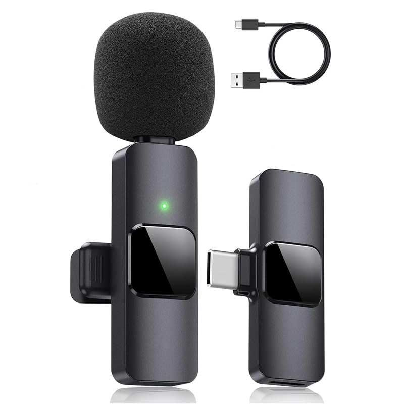 Безжичен микрофон со штипка - Lavalier - Type C