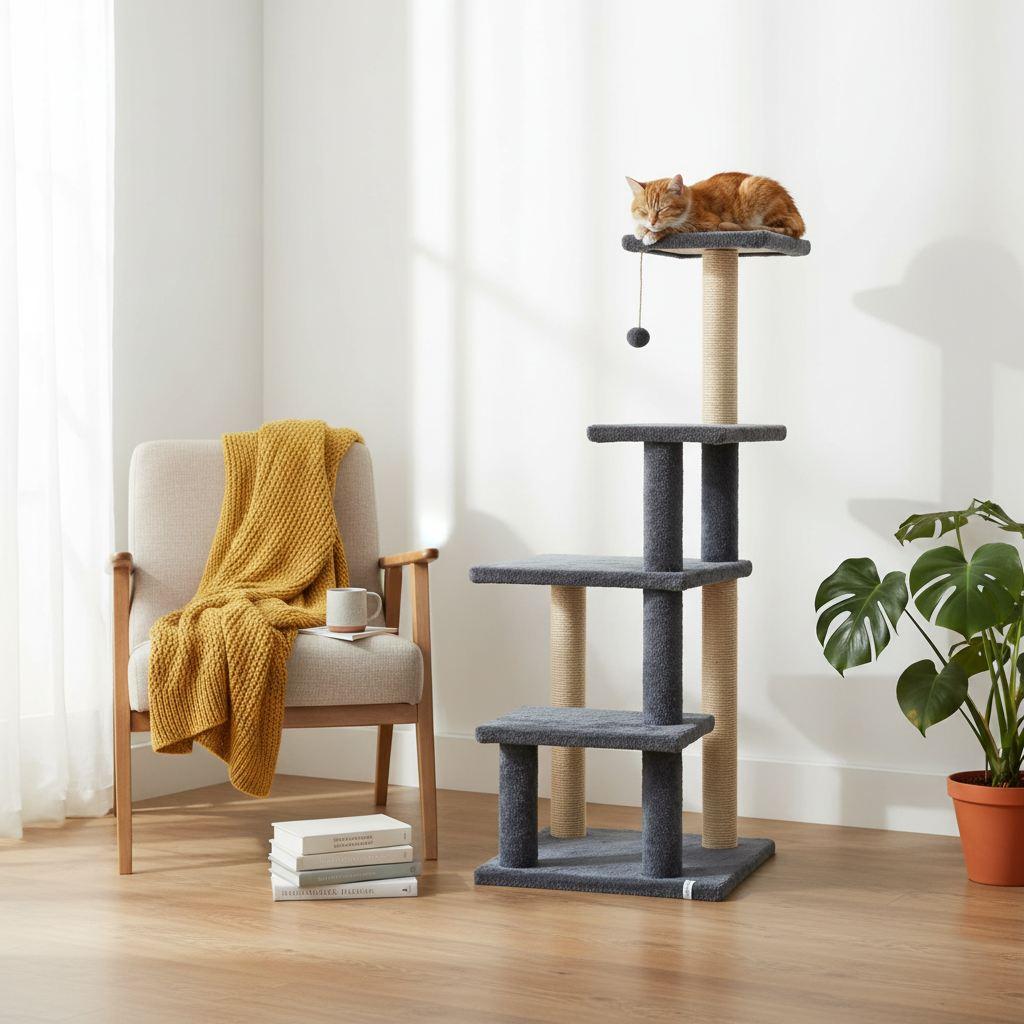 Гребалка за мачки „Шепи и мустаќи" од Алеси, антрацит