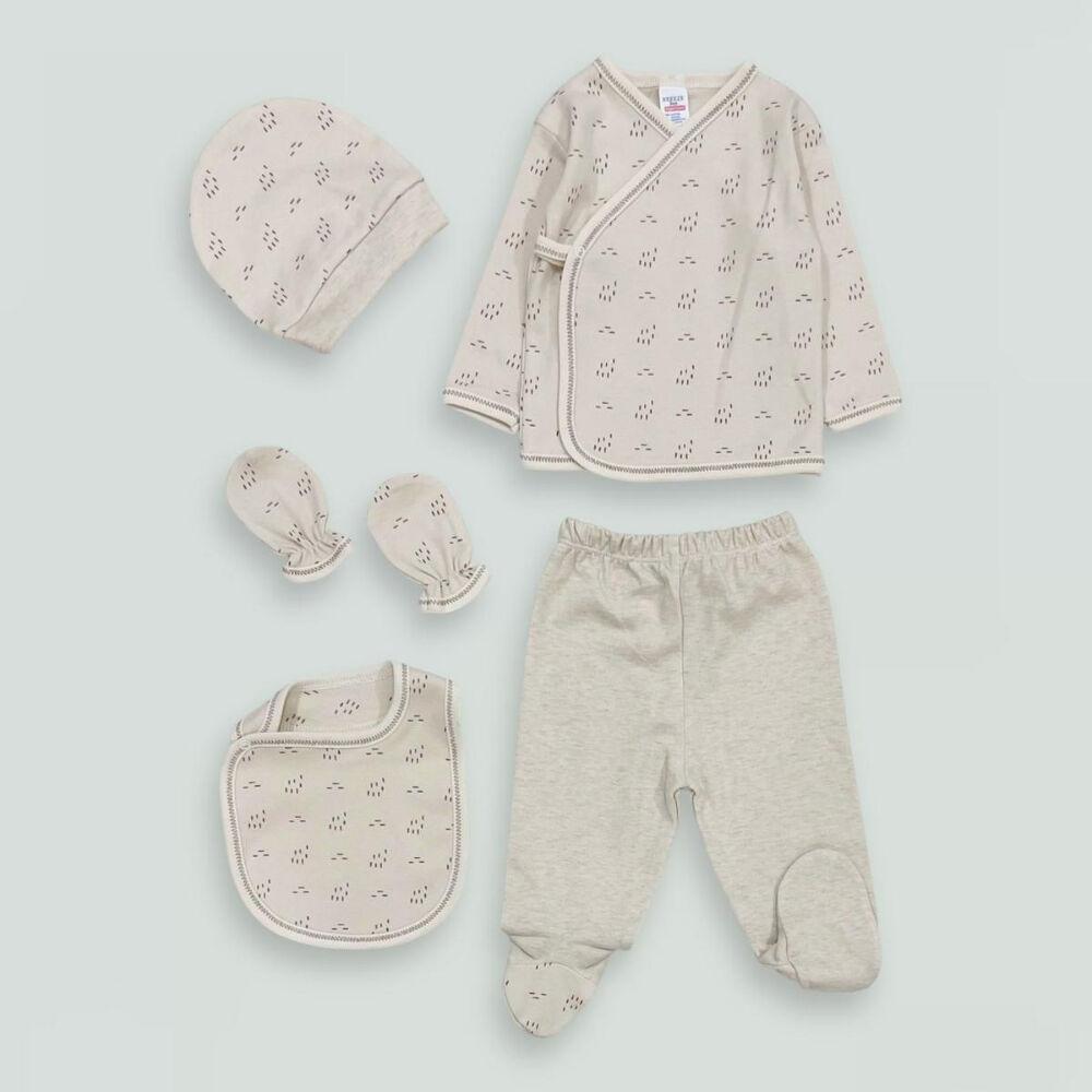 Breeze Сет за новороденче од 5 парчиња