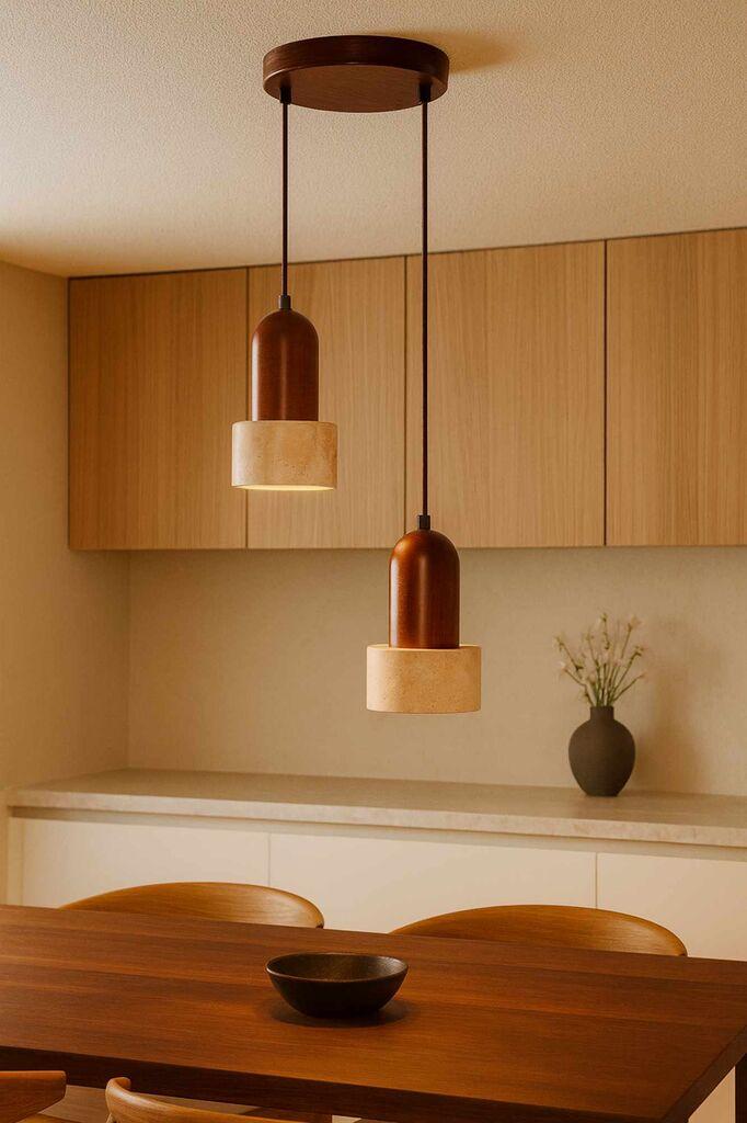 Opviq Luster Low B, 2 x E27 Max, 40W, кафеава