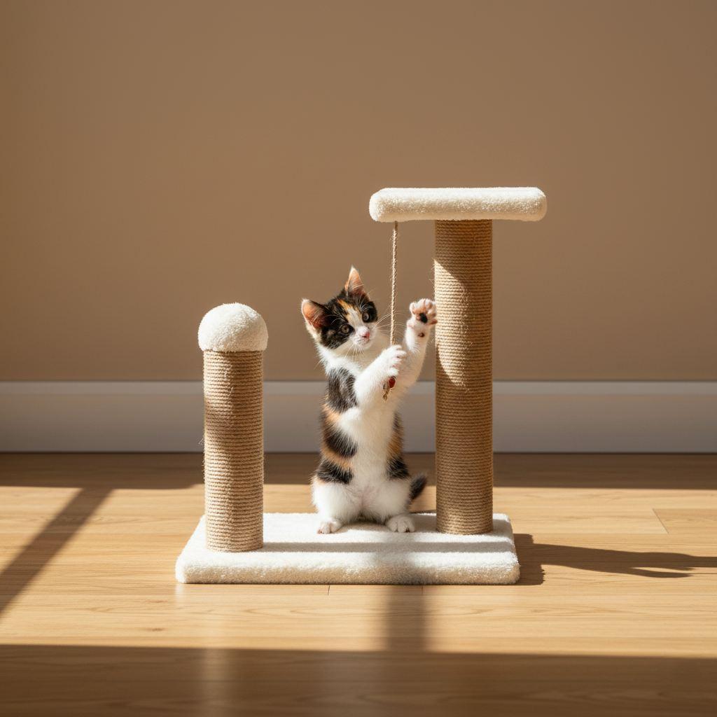 Гребалка за мачки „Шепи и мустаќи" Елза, бела