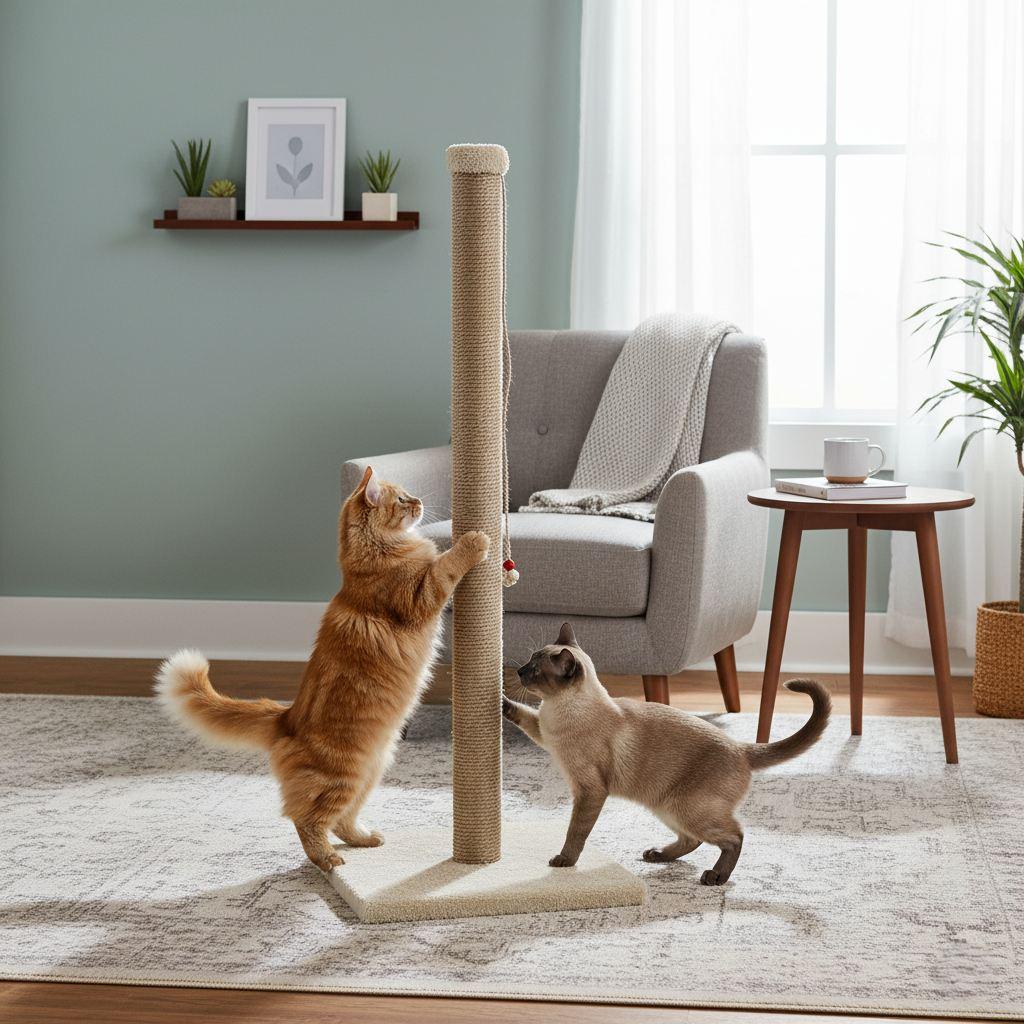 Гребалка за шепи и мустаќи за мачки Аеро, беж