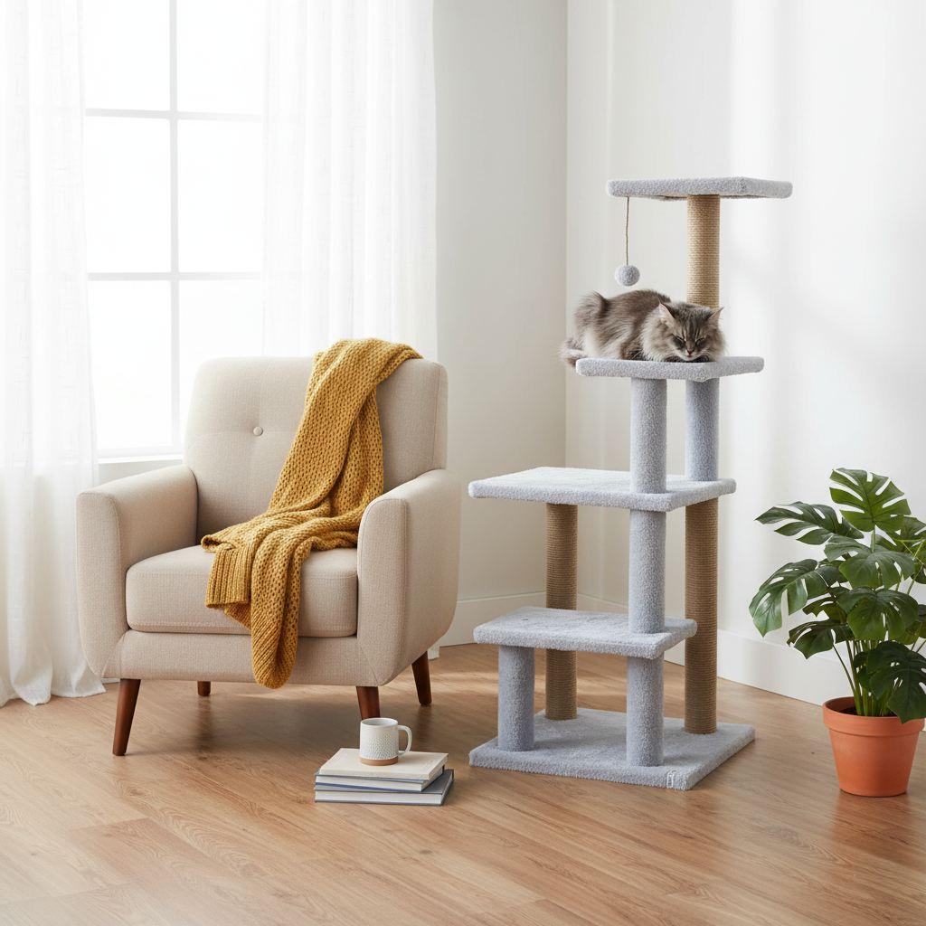 Гребалка за мачки „Шепа и мустаќи" Alessi, сива