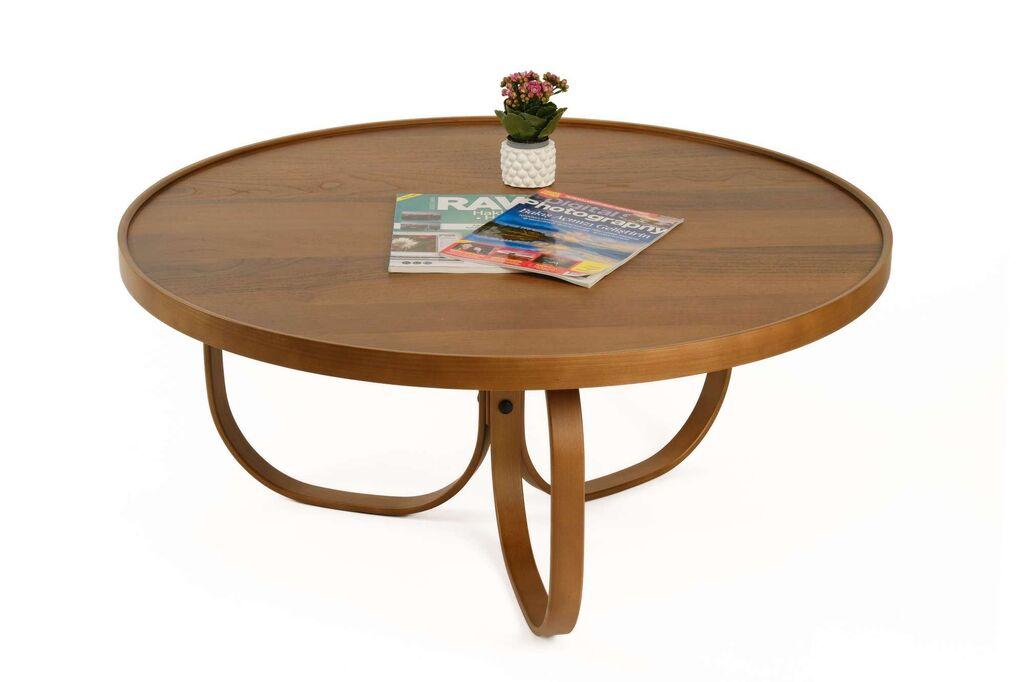 Маса Hanah Home Club Jupiter, 100x46 см, кафеава