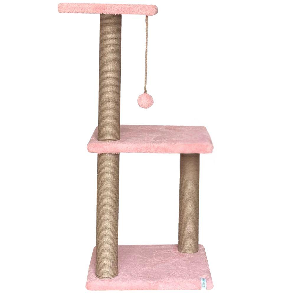 Гребелка за шепи и мустаќи за мачки Тина 1, розова