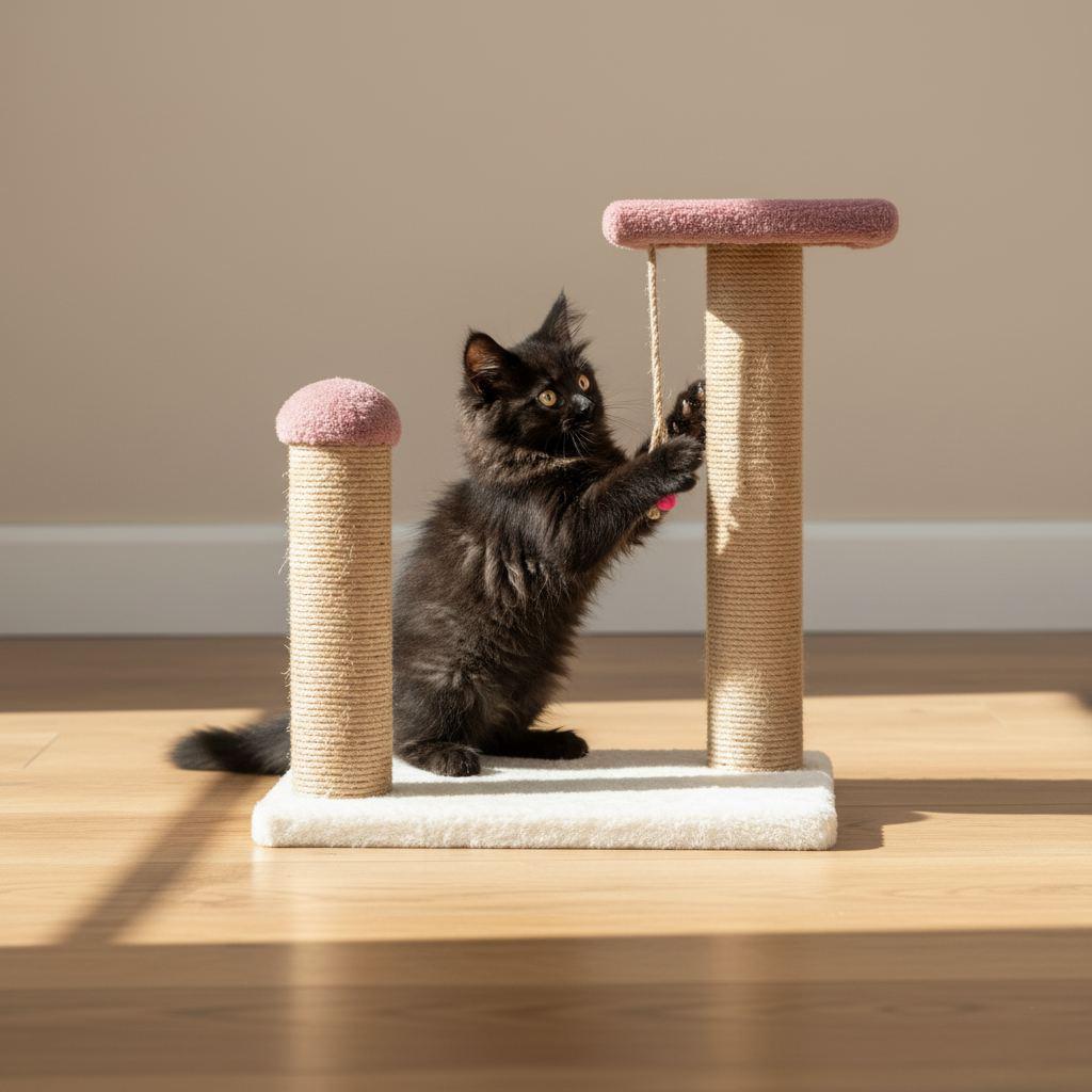 Гребалка за мачки „Шепи и мустаќи" Елза, валкана розова