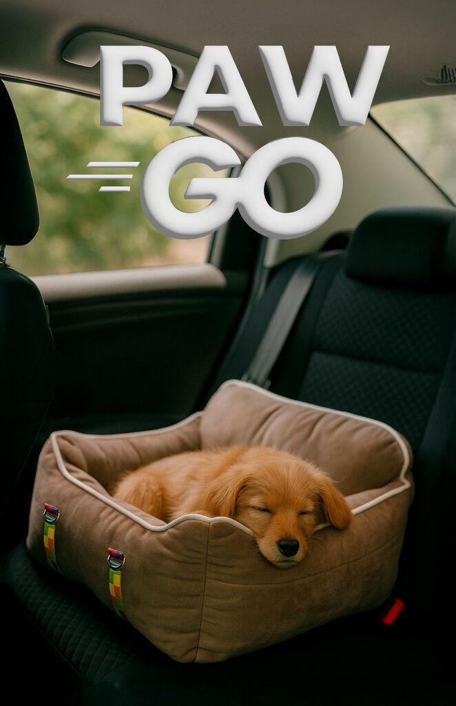 Кревет за миленичиња Paws & Whiskers Paw Go, 40x55x15 см, беж