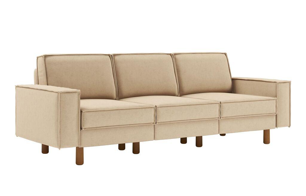 Atelier del Sofa Trosed Sparrow Extra 3, 238x89x87 см, светло розова