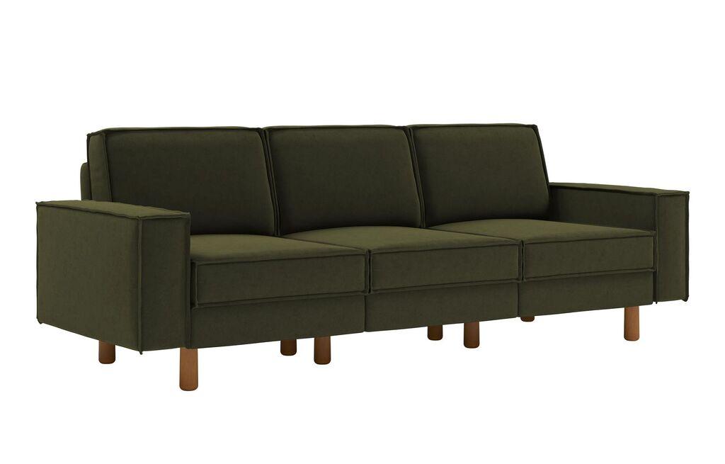 Atelier del Sofa Trosed Sparrow Extra 3, 238x89x87 см, маслинеста