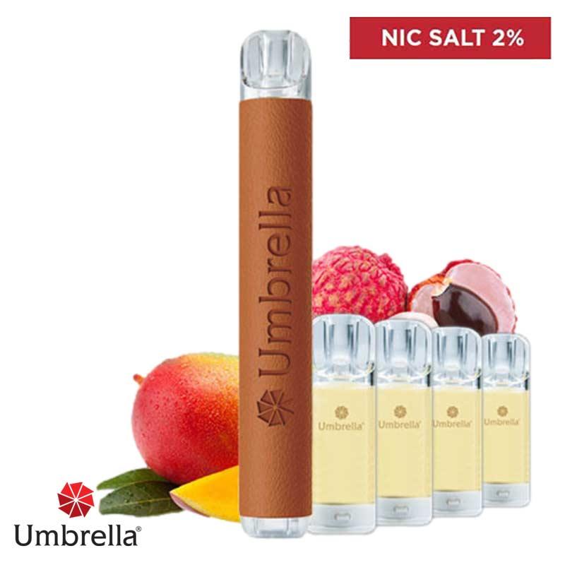 UMBRELLA Еднократна електронска цигара MANGO LYCHEE