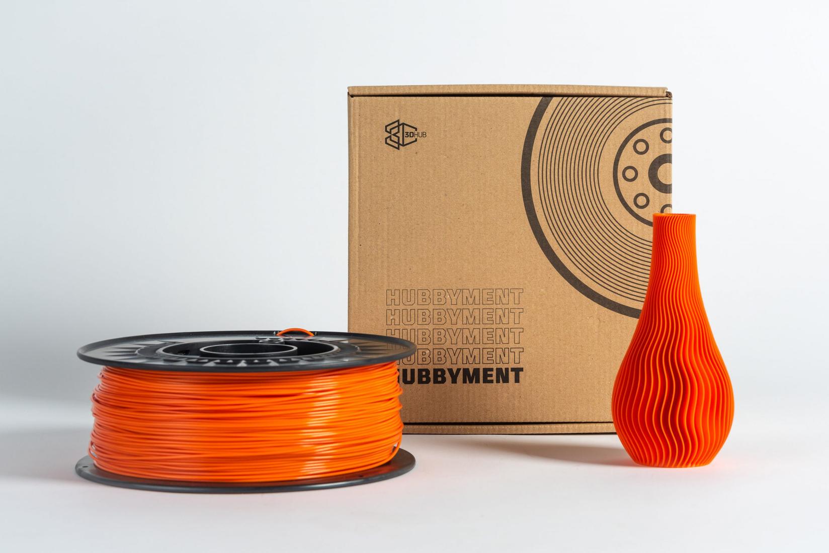 HUBBYMENT PLA Филамент Портокалова