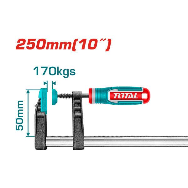 TOTAL Стега Метална 50×250 Mm Tht1320503 226665