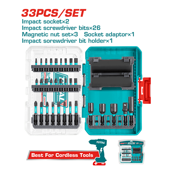 TOTAL Битови Сет + Наставак 33/1 - Tacsdl63306 242278