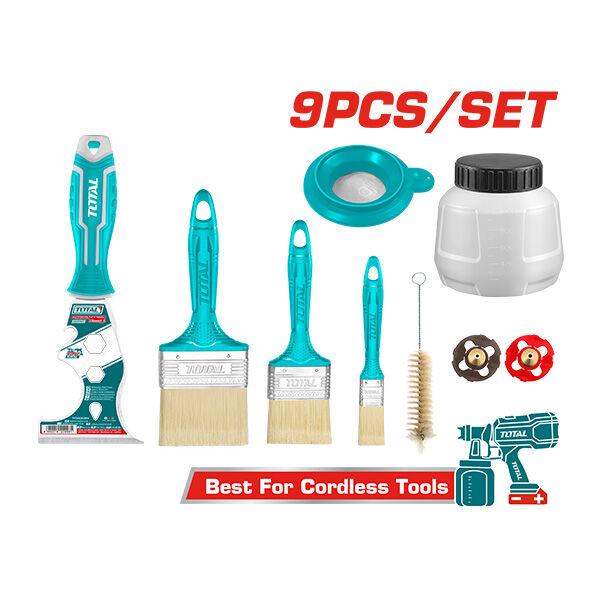 TOTAL Четки Сет + Шпакла + Конзерва За Боја Tmgf0702 236507