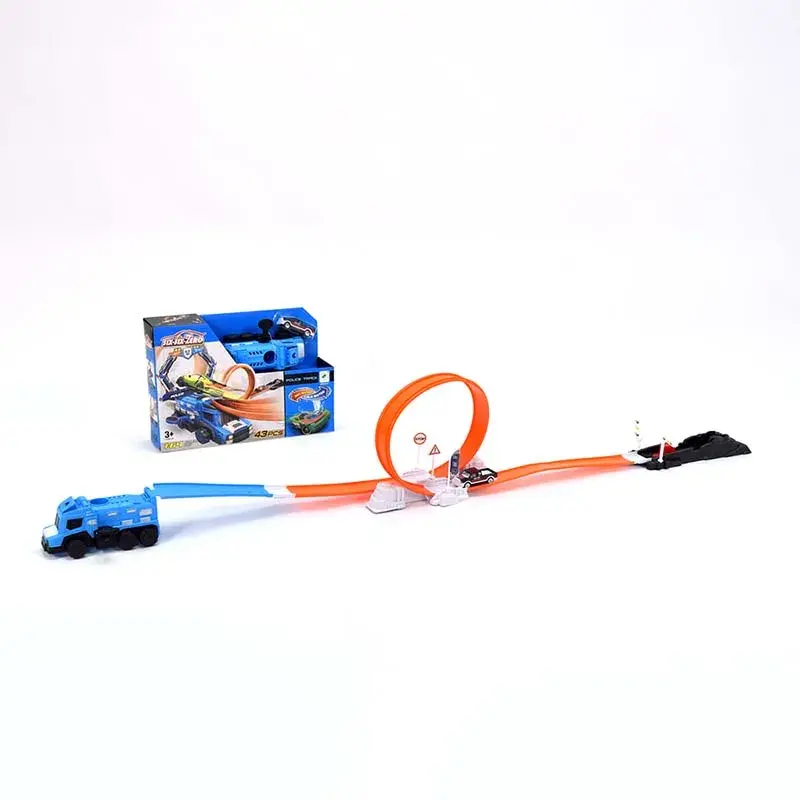 LOCO CROCO Сет кола со тобоган, син