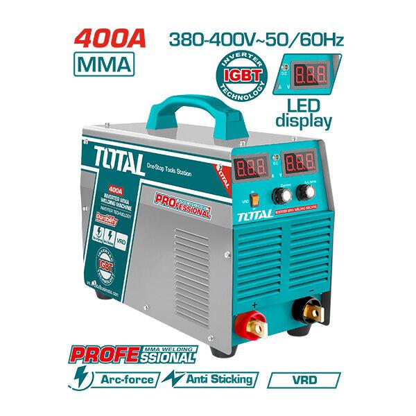 TOTAL Инвертор  400A MMA  дисплеј  TW24003 247033