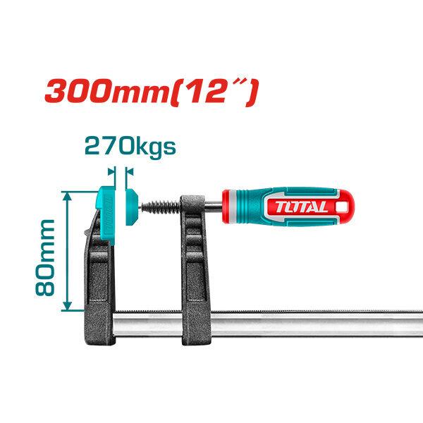TOTAL Стега Метална 80×300 Mm Tht1320801 226666