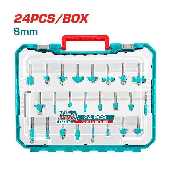 TOTAL Нож за фреза 24/1 8MM СЕТ TACSR12408 247035
