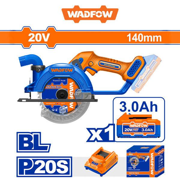 WADFOW Циркулар 20V 1 бат. 3А - WLWP5631 237482