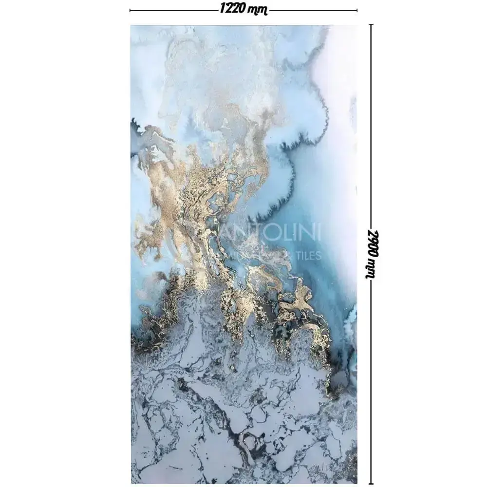 ПВЦ Панел Blue Marble's Golden Inlay