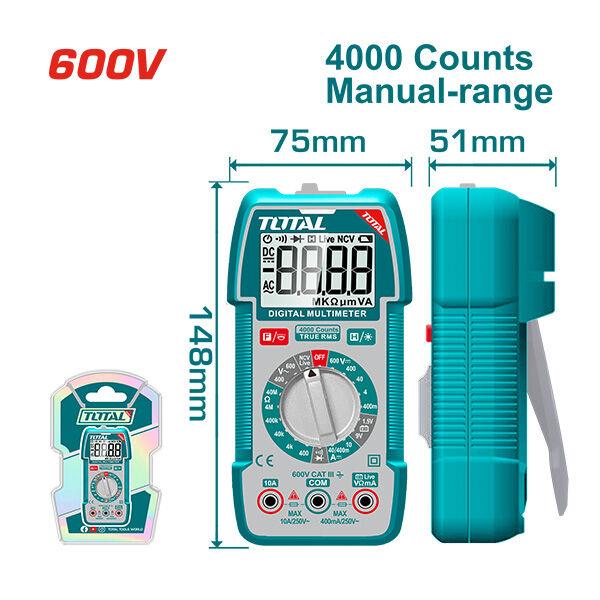 TOTAL Мултимер Дигитален - Tmt536002 237530