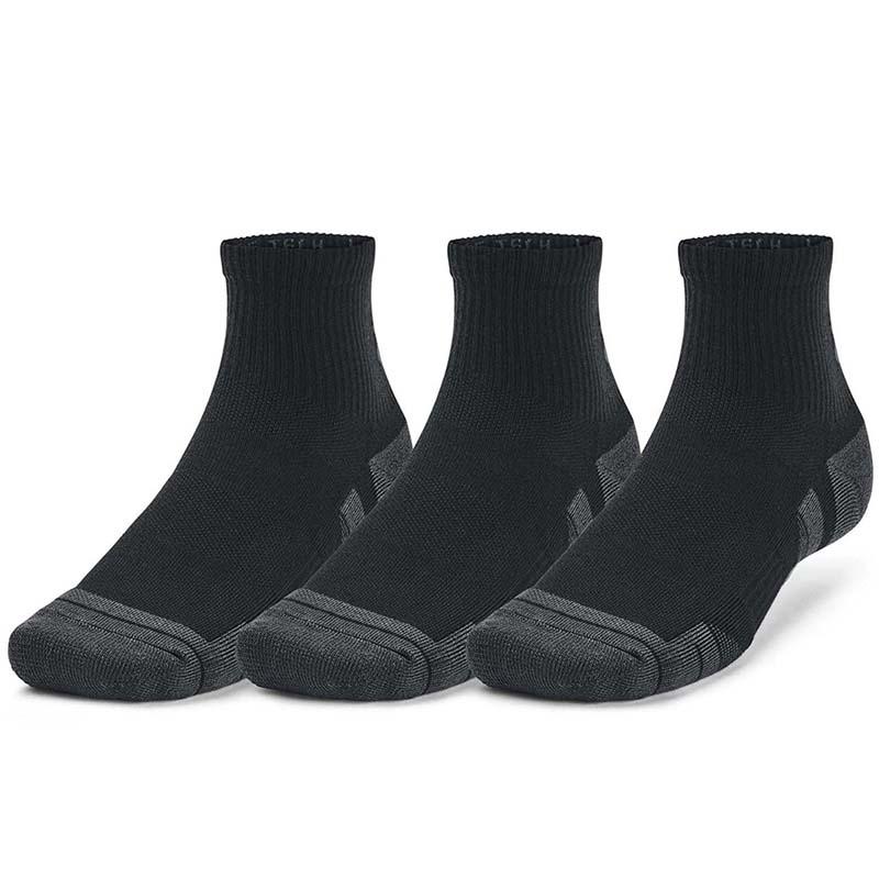 Унисекс чорапи Under Armour PERFORMANCE TECH QTR, 3 пара, црни