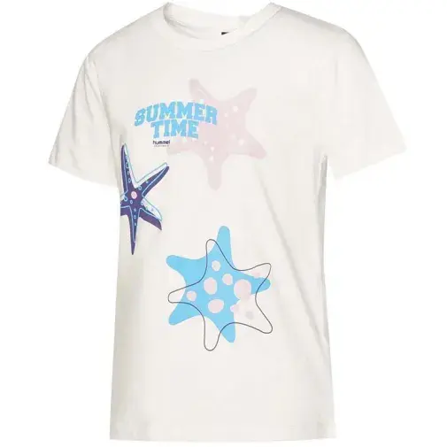 Маица Hummel за девојчиња Gena S/S, бела