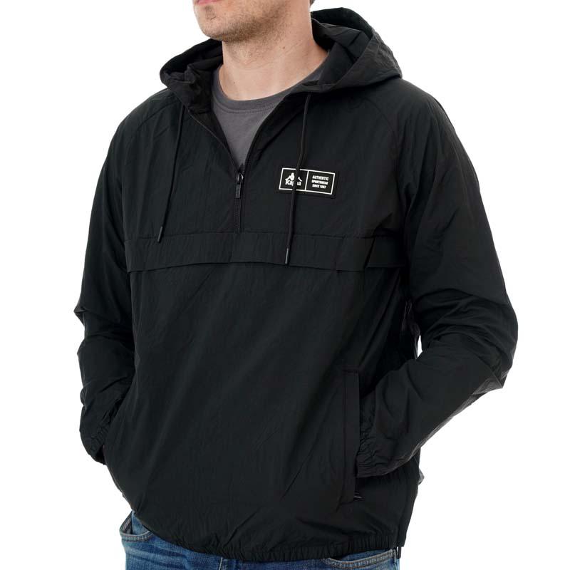 Kappa машка јакна со качулка AUTHENTIC NEDO, црна