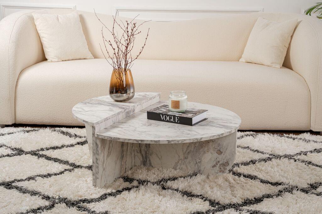 Комплет за маса Hanah Home Klub Orion, 90x60x30, 85x30x35cm, 2 парчиња, сива