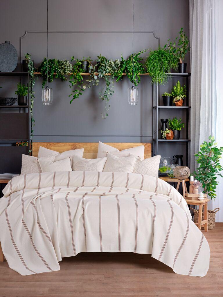 L'essentiel Maison двоен прекривка Брага, 200x230cm, бела