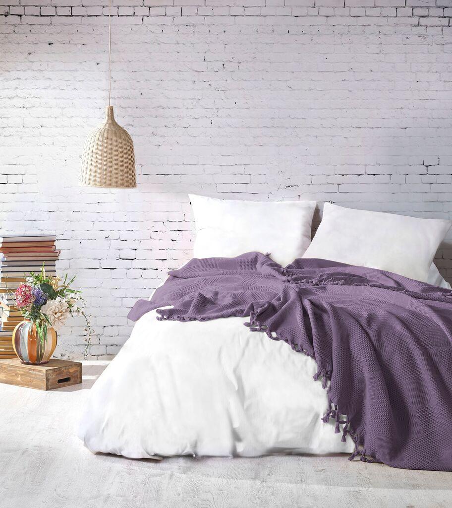 L'essentiel Maison двоен прекривка Mona, 220x240cm, виолетова
