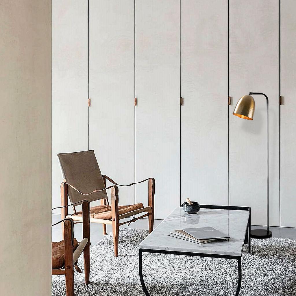 Opviq Подна Лампа Tattoo-4091, 120 cm, E27, Црна