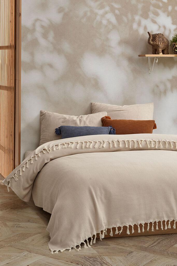 L'essentiel Maison двоен прекривка Ermes, 200x230cm, беж