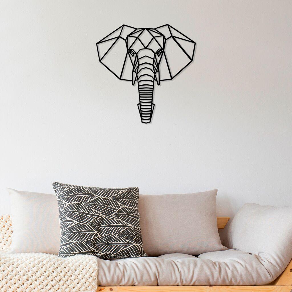 Wallity декорација за dzид Фил, 58x58 см, 8 мм, црна