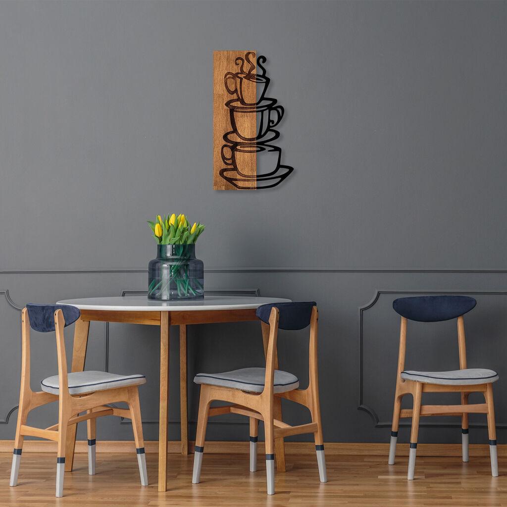 Wallity декорација за dzид MA-296, 34x58 см, кафеава боја