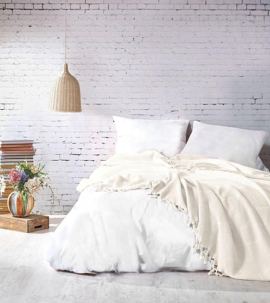 L'essentiel Maison двоен прекривка Mona, 220x240cm, крем