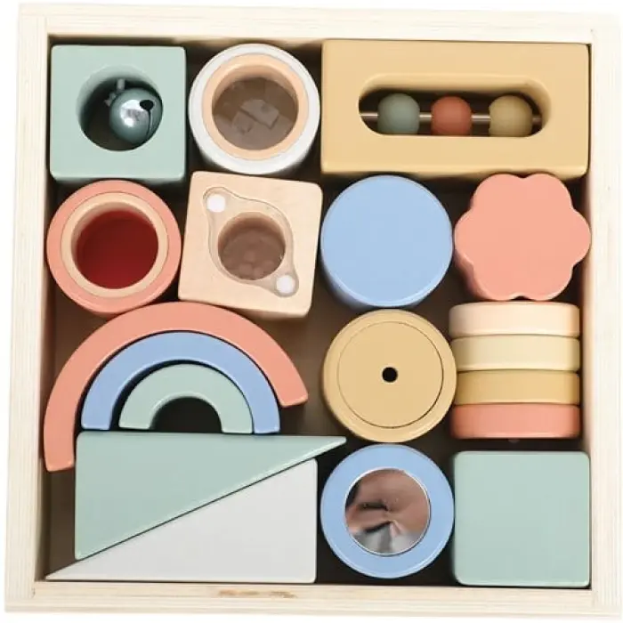 Atan Wooden Дрвени коцки за активности Activity Blocks