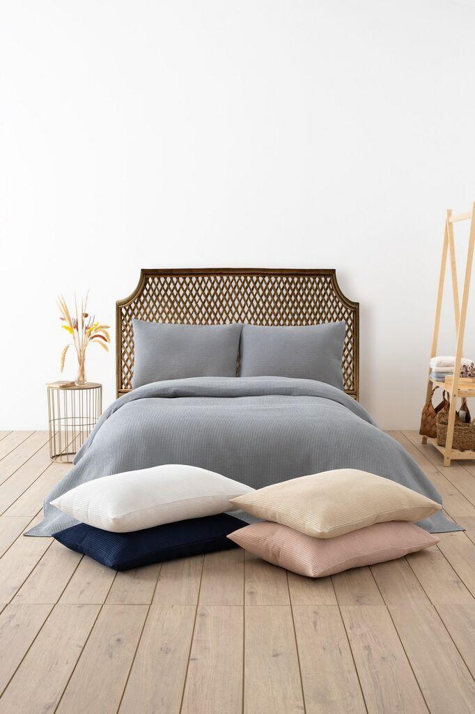 L'essentiel Maison двокреветна вафла, 200x220cm, сива