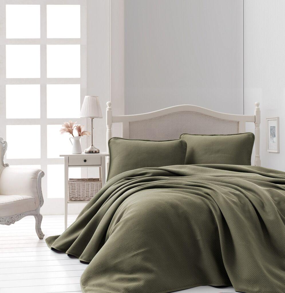 L'essentiel Maison Комплет Двојна прекривка Liv, 220x240cm, зелена