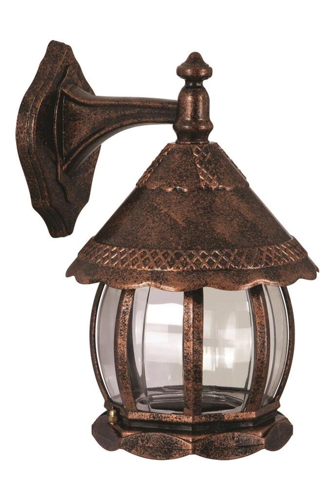 Opviq Надворешна dzидна светилка BAP-68184-BKR-M1, 30 см, E27, 40W, IP65, Кафеава