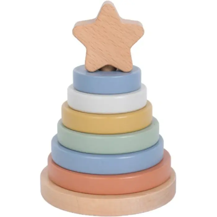 Atan Wooden Дрвена играчка за редење stacking toy