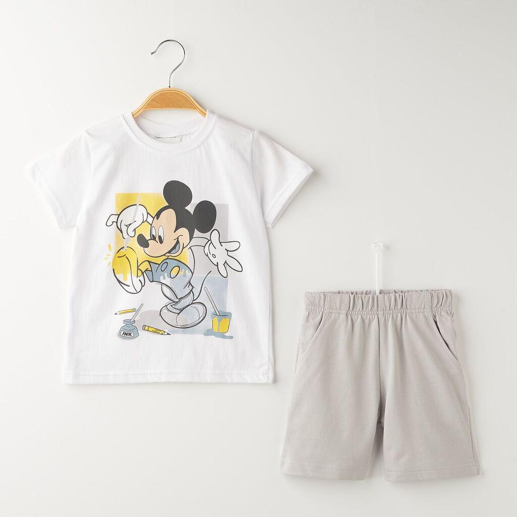 Летен Комплет Маица и Кратки Панталони Мики